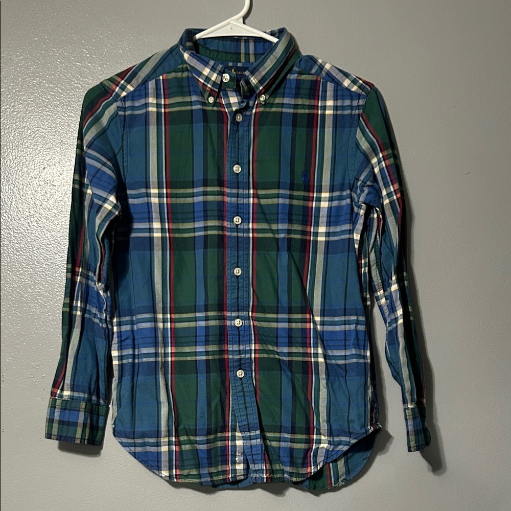 Ralph Lauren plaid flannel top